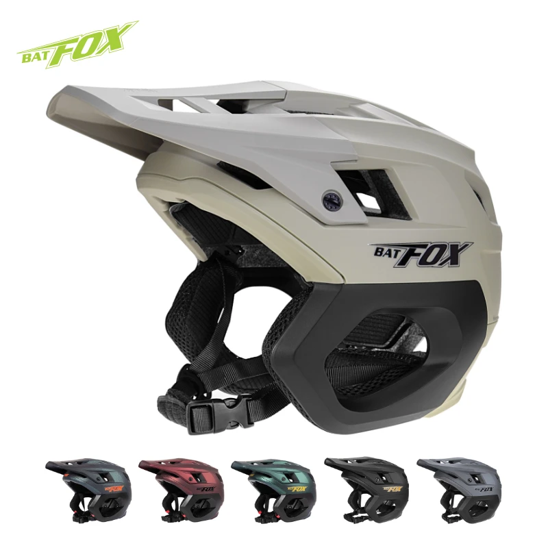 Шлем горный BATFOX мужской защитное оборудование для горного велосипеда велосипед