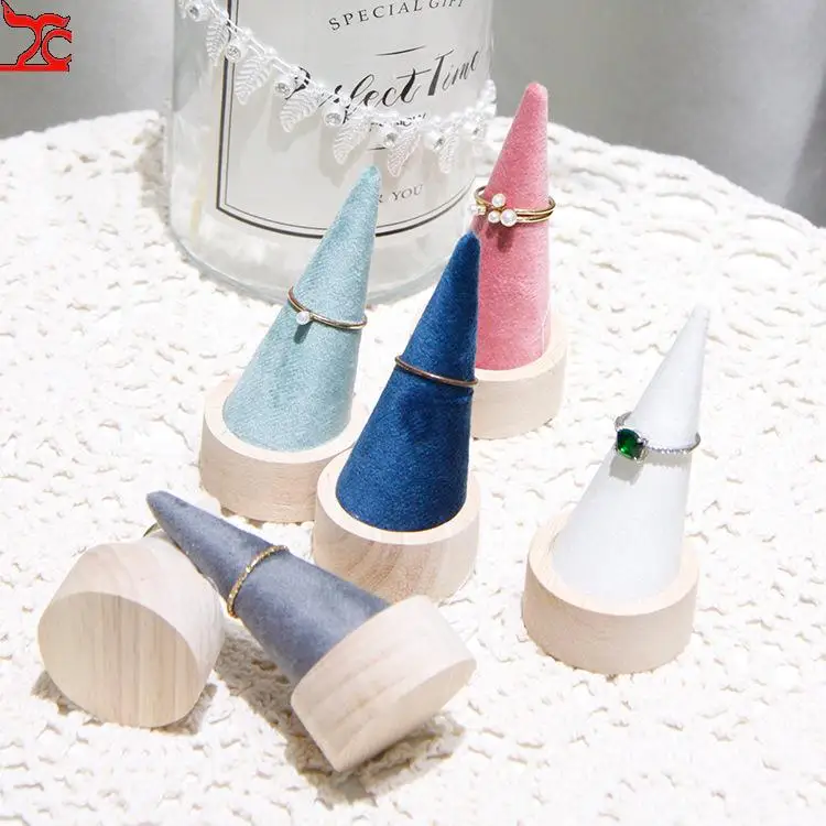 Однослойный Бархатный браслет цепочка кольцо Т-образная рамка жесткий кронштейн