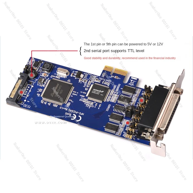 E1-PCE1054-4SV PCI-E для карты последовательного порта 4-портовый Блок питания TTL уровня 1 и