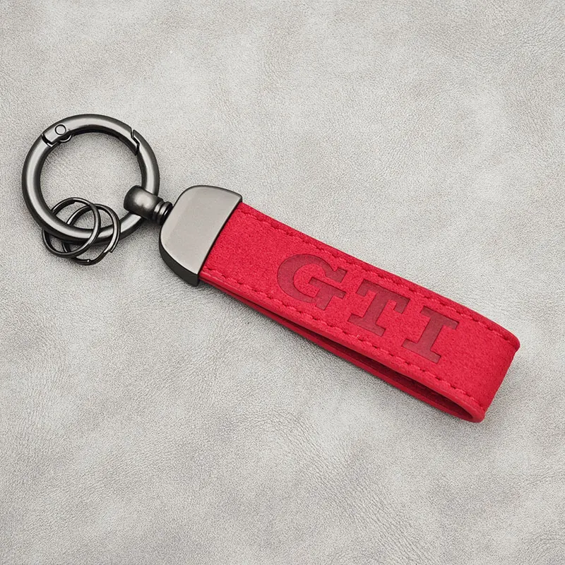 

Кожаный Брелок Для Ключей GTI Для Volkswagen VW Golf MK4 MK5 MK6 MK7 MK8 - Автомобильный Аксессуар Для Ключей