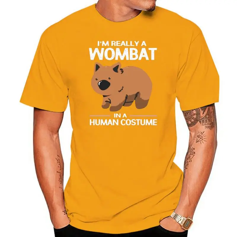 

Мужская футболка Wombat Marsupial Australia Animal Outback(8) Женская Мужская футболка