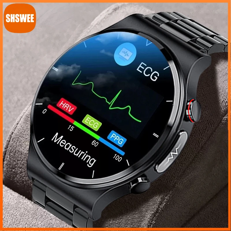 

Smart Watch Men Full Touch Screen Fitness Tracker smart watch Men's ECG+PPG Heart Rate Monitor Blood Pressure For Xiaomi Huawei