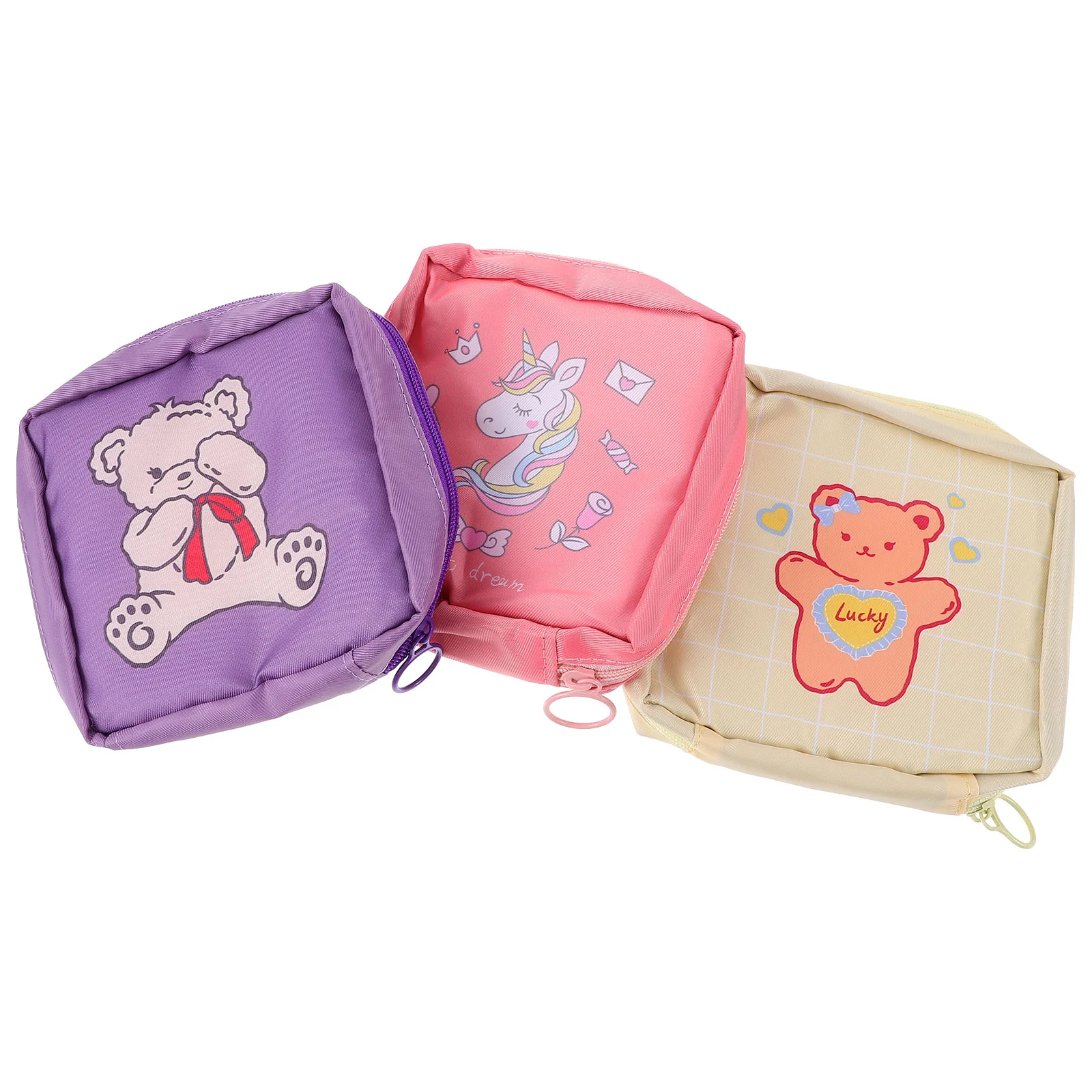 

Menstrual Pad Period Bag Adorable Storage Tampon Sanitary Pouches Travel Organizer Bags