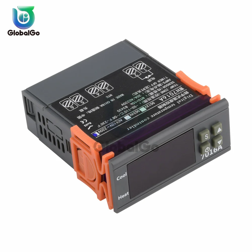 Цифровой регулятор температуры термостат терморегулятор для инкубатора реле