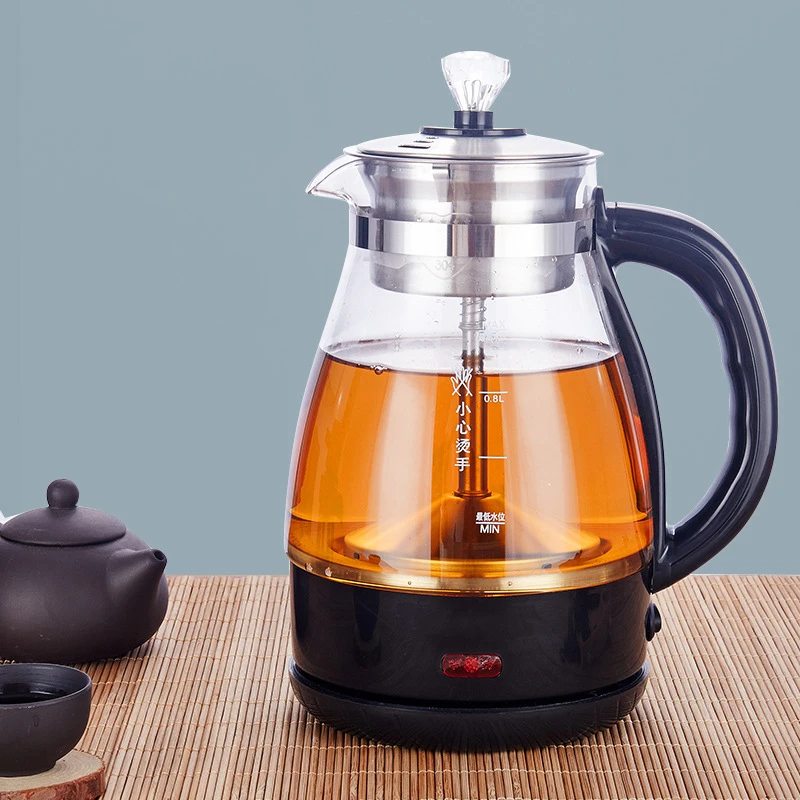 

Fully automatic steam tea maker dark tea glass health pot heat preservation electric tea pot electric kettle 1L 220V