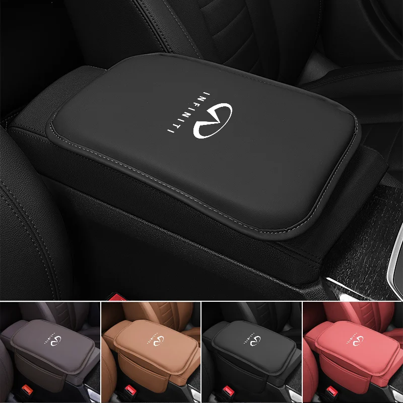 Кожаный Автомобильный подлокотник защитный коврик для подлокотника Infiniti FX35 Q50 Q30
