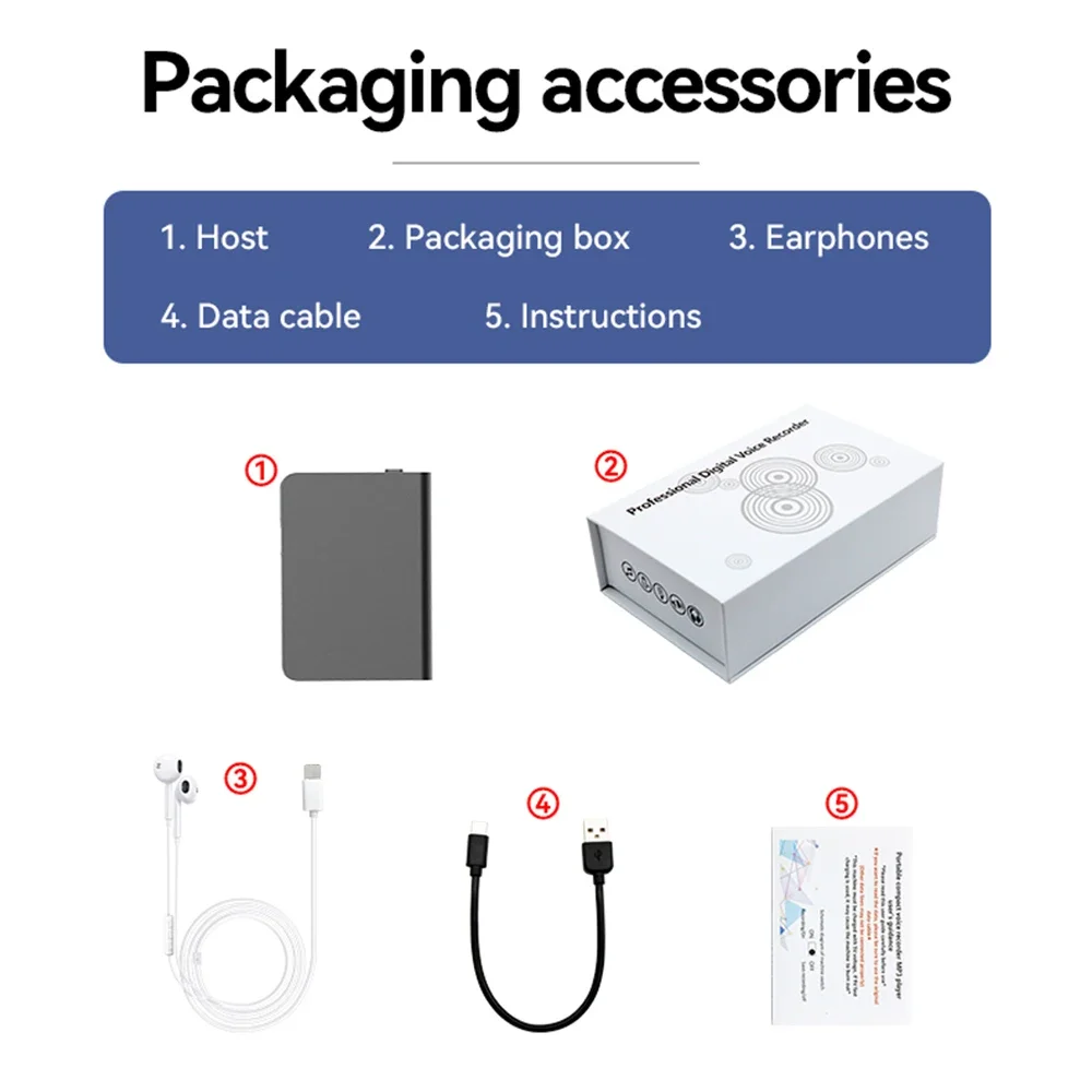 Интеллектуальный активированный цифровой диктофон с искусственным интеллектом