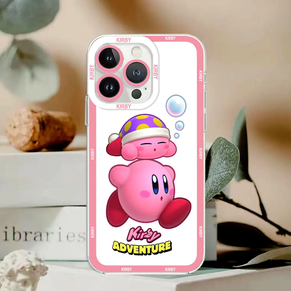 The Game мультфильм K-Kirby прозрачная фотография для REALME 5 6 7 7I 8 8I 9 9I 10 C67 C55 C53 C35 C33 C31 C30 C21Y