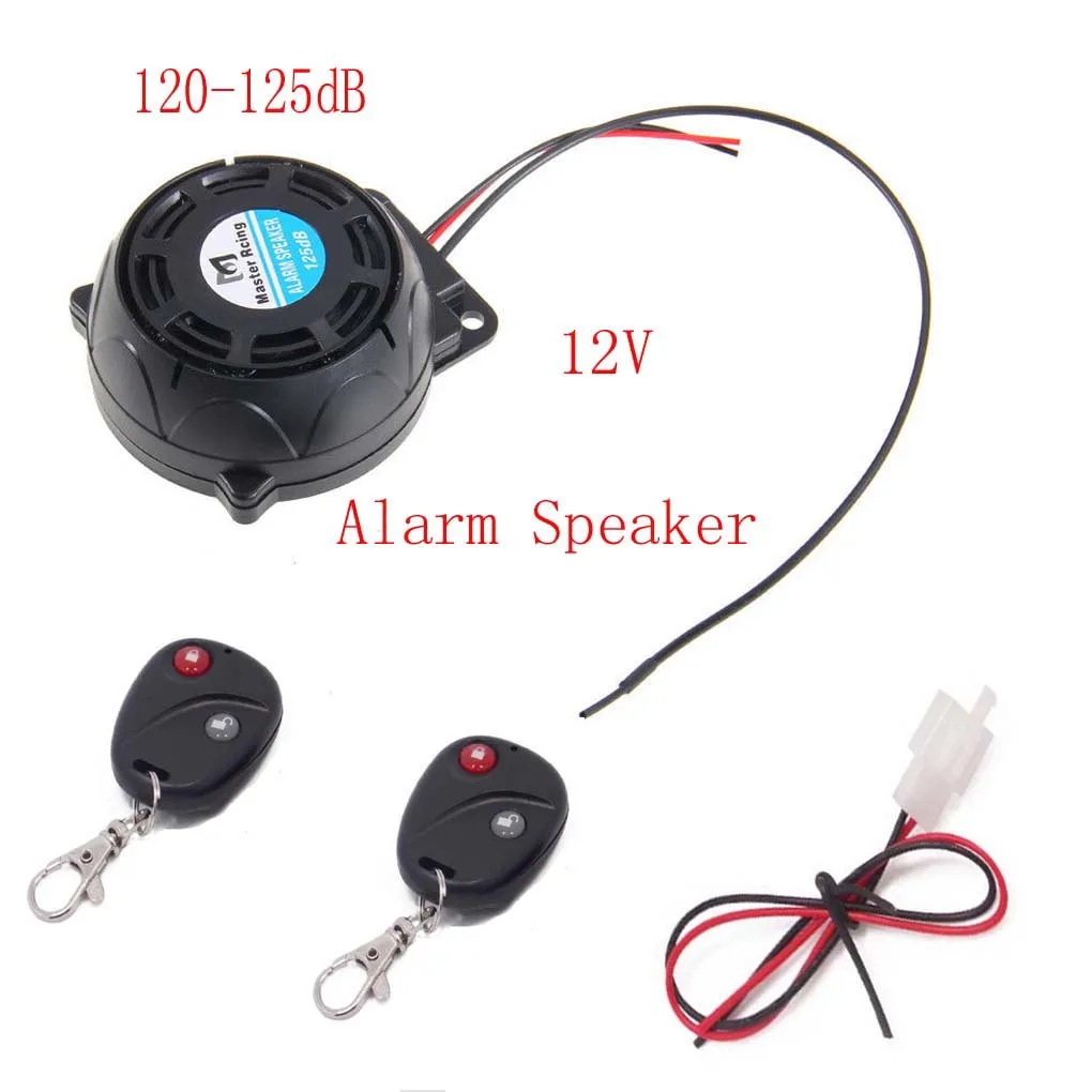 

Waterproof Motorcycle Motorbike 120-125dB 12V Anti Theft Security Alarm System and Remote Control Noiseproof
