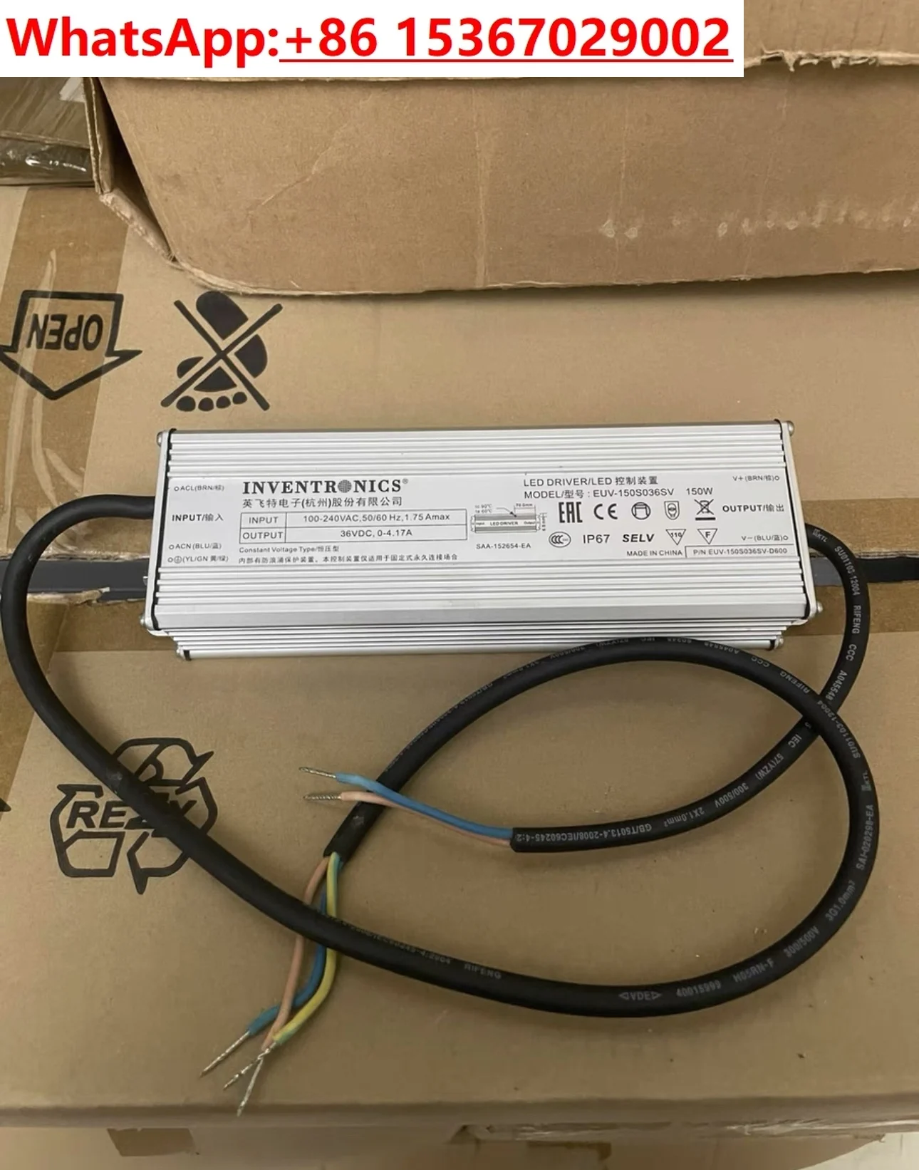 EUV-150S036ST-KW02 36V4.17A источник питания для управления