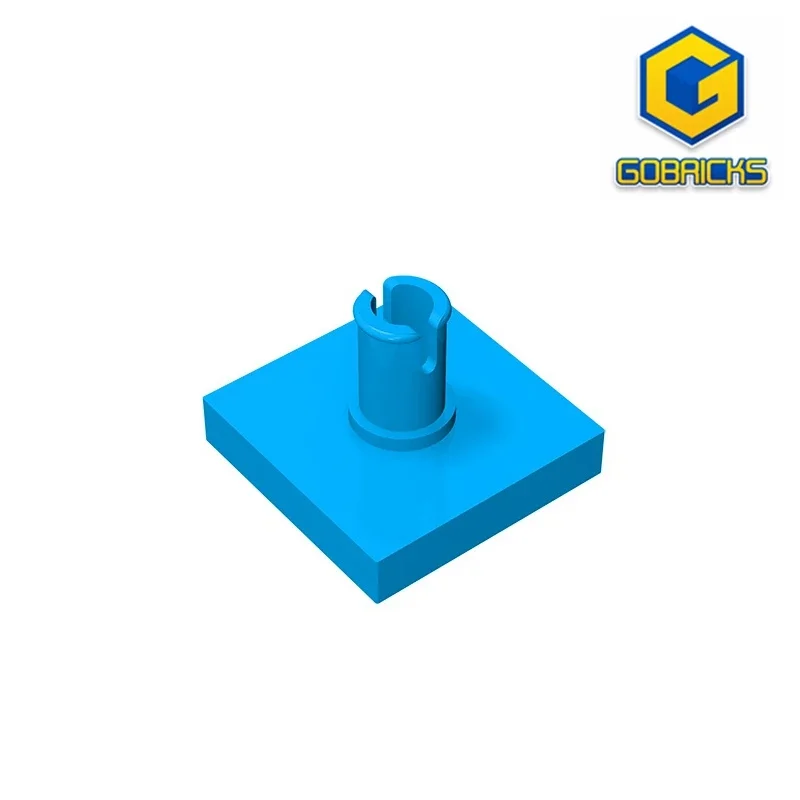 

Gobrick GDS-932 Tile, модифицированный 2x2 с штифтом, совместимый с lego 2460, DIY, развивающие строительные блоки