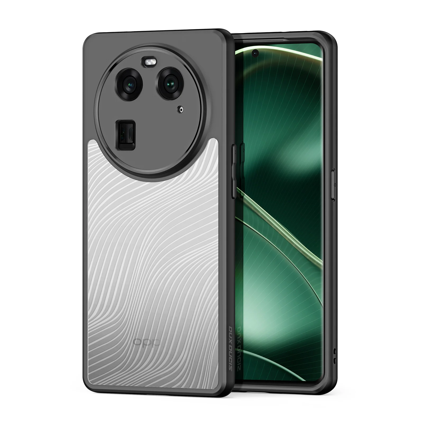 

DUX DUCIS Crystal Clear Case for OPPO Find X6 / OPPO Find X6 Pro with Flowing Lines Back Cover