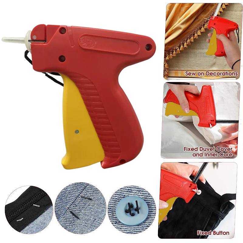 Quick Fix Button Replacement Tool Button Fasteners Sewing Tool Clothes Price Label Tagging Tag Gun With 10000 X 5mm Barbs