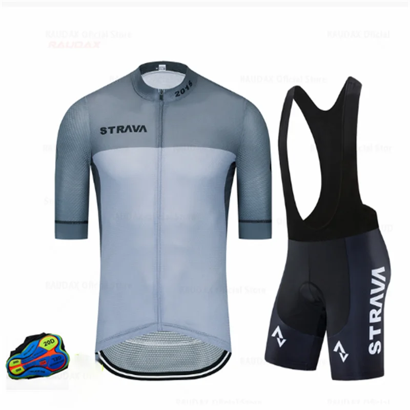 

STRAVA 2022 New Best Price Men's Professional Customized Short Sleeve Cycling Jerseys Breathable Bib Short Sleeve Cycling Suit