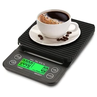 3kg0 1g 5kg0 1g coffee weighing scale with timer portable electronic digital kitchen scale high precision lcd electronic scale