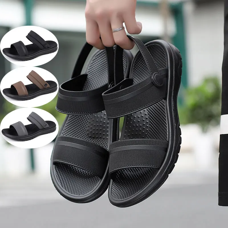 

Vanmie Sandals Men 2023 Summer Sandals for Men Leisure Beach Sandals Male Summer Shoes Lightweight Outdoor Casual Sandals