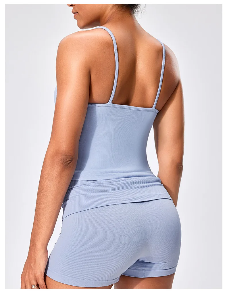 Lemoneno Кружевной жилет для йоги из полиэстера