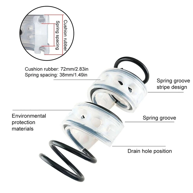 4 шт. автомобильный амортизатор пружинный бампер мощный подушка для всех