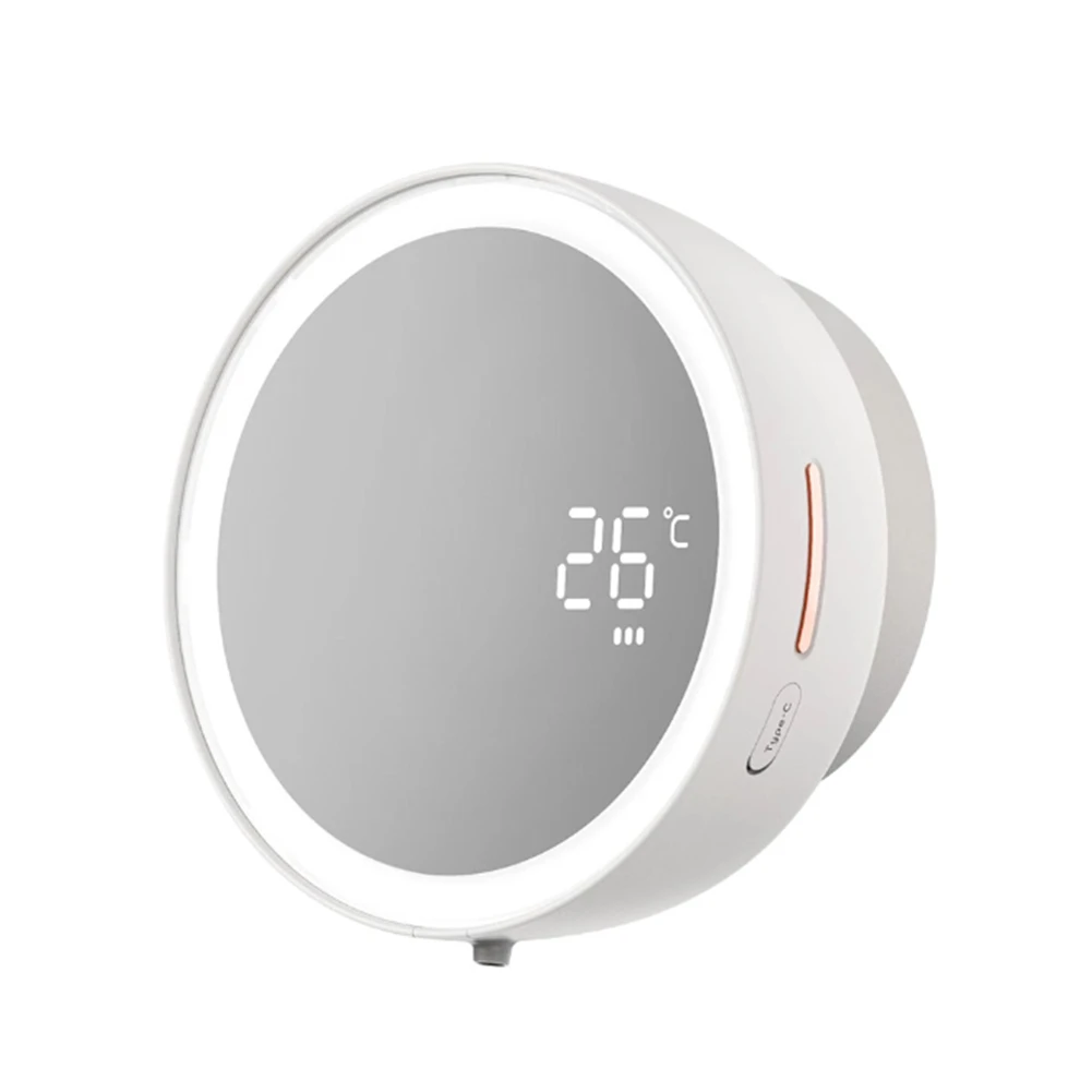 

Умный диспенсер для мыла и пены, настенное инфракрасное зеркало для красоты, Индукционная автоматическая ручная машина с USB-зарядкой, белый цвет