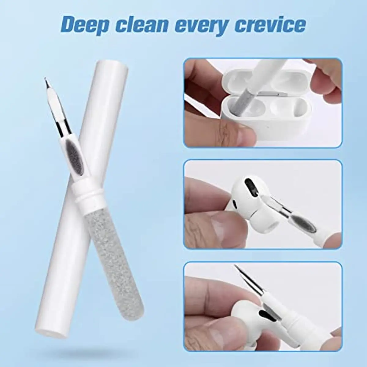 

New Earphone Cleaner Pen Multifunctional Cleaning Tool Kit for AirPods Bluetooth Headset Computer Keyboard Headphones Dust Brush