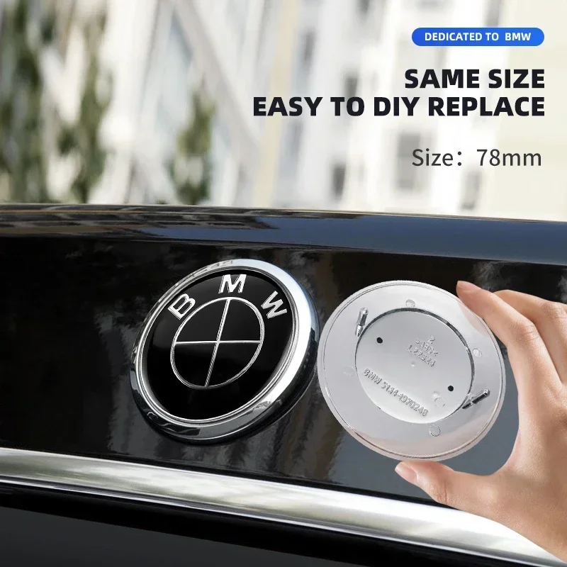 1 шт. 78 мм 2 контакта 51141970248 Автомобильный задний багажник эмблема багажника