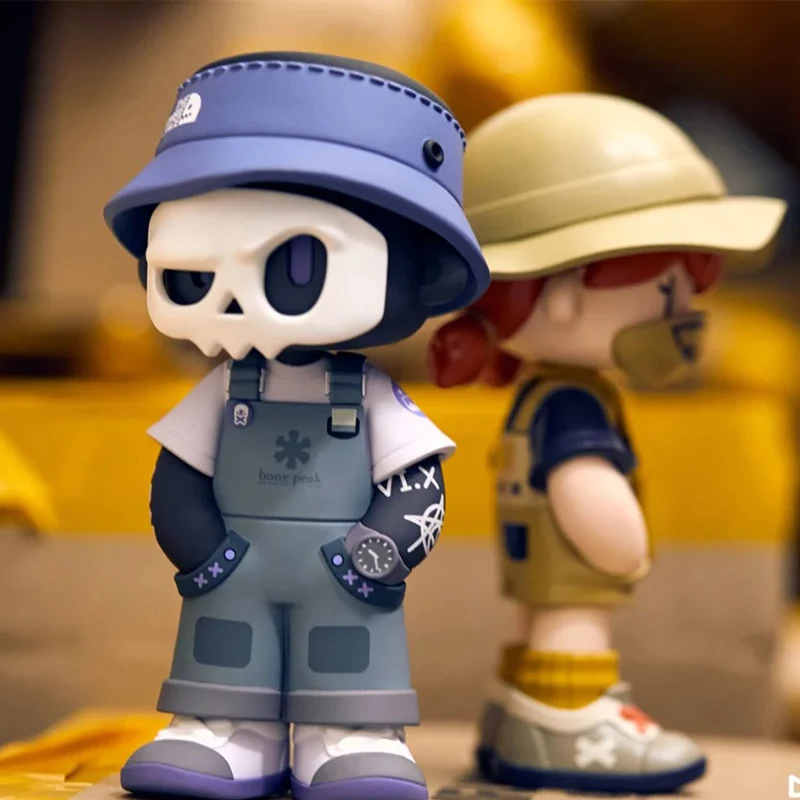 Оригинальная серия Mr.Bone Generation Camping: 4-я серия коллекционных фигурок-сюрпризов (Blind Box) – крутой декор, настольное украшение, модель, эксклюзивный подарок (art.: 3920d8977a563) - 3920d8977a563