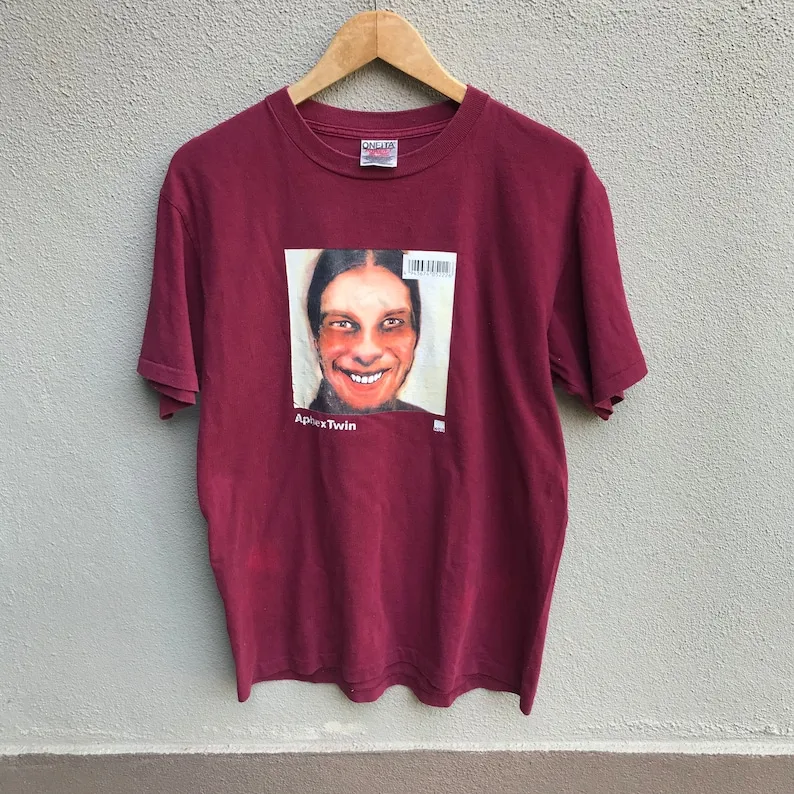 Винтажный редкий APHEX TWIN tee tecdj