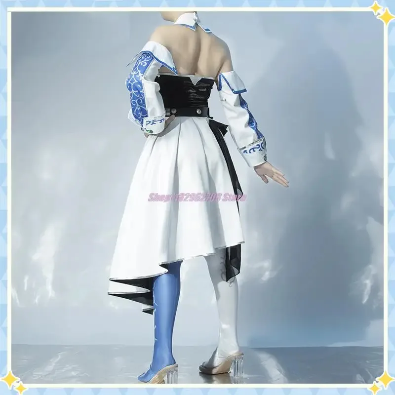 Фото hhh 2025Akiyama Mizuki Game Project Sekai Красочный сценический костюм Белые рыцари Костюм для косплея Хэллоуин Карнавал Unifo №1