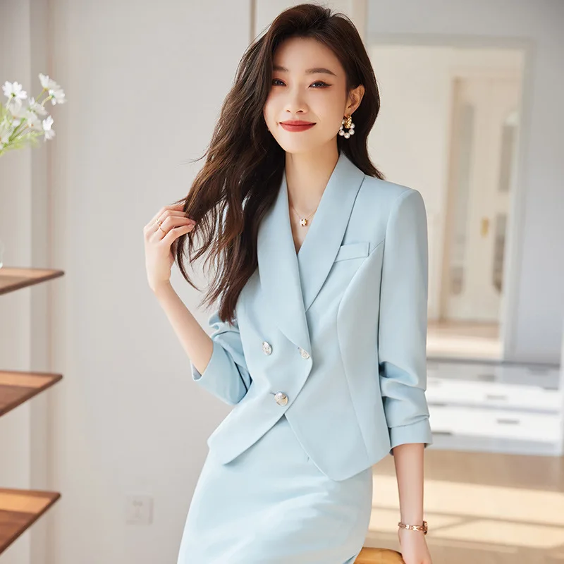 Skirt Professional Ladies Office Work Wear Uniform Clothing Sets