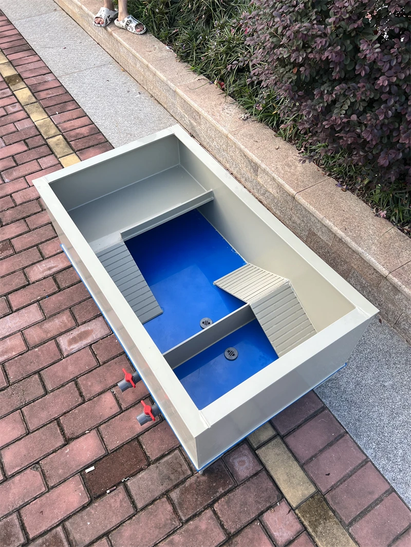 Утолщенный ящик для разведения с террасовым резервуаром пруда водным желтым