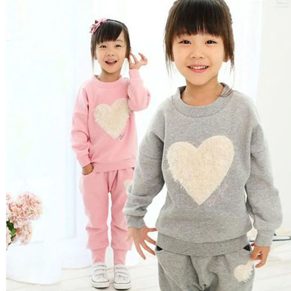

New Autumn Fashion Baby Girl Clothes Cotton Long Sleeve Shirt + Pants 2pcs Kids Tracksuit Children Clothes Set 3 4 5 6 7 8 Years