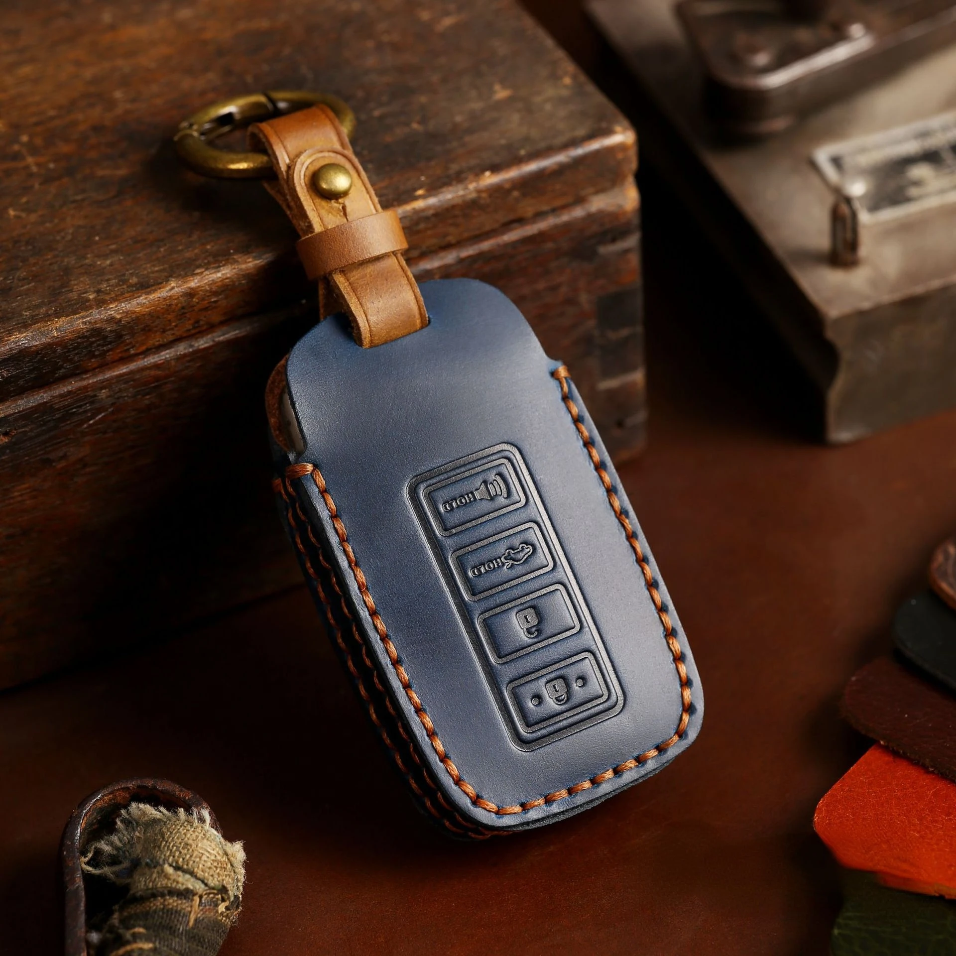 

Car Key Case Cover for Lexus Es200 Rx Es300 Nx200 Keychain Holder Smart Keyring