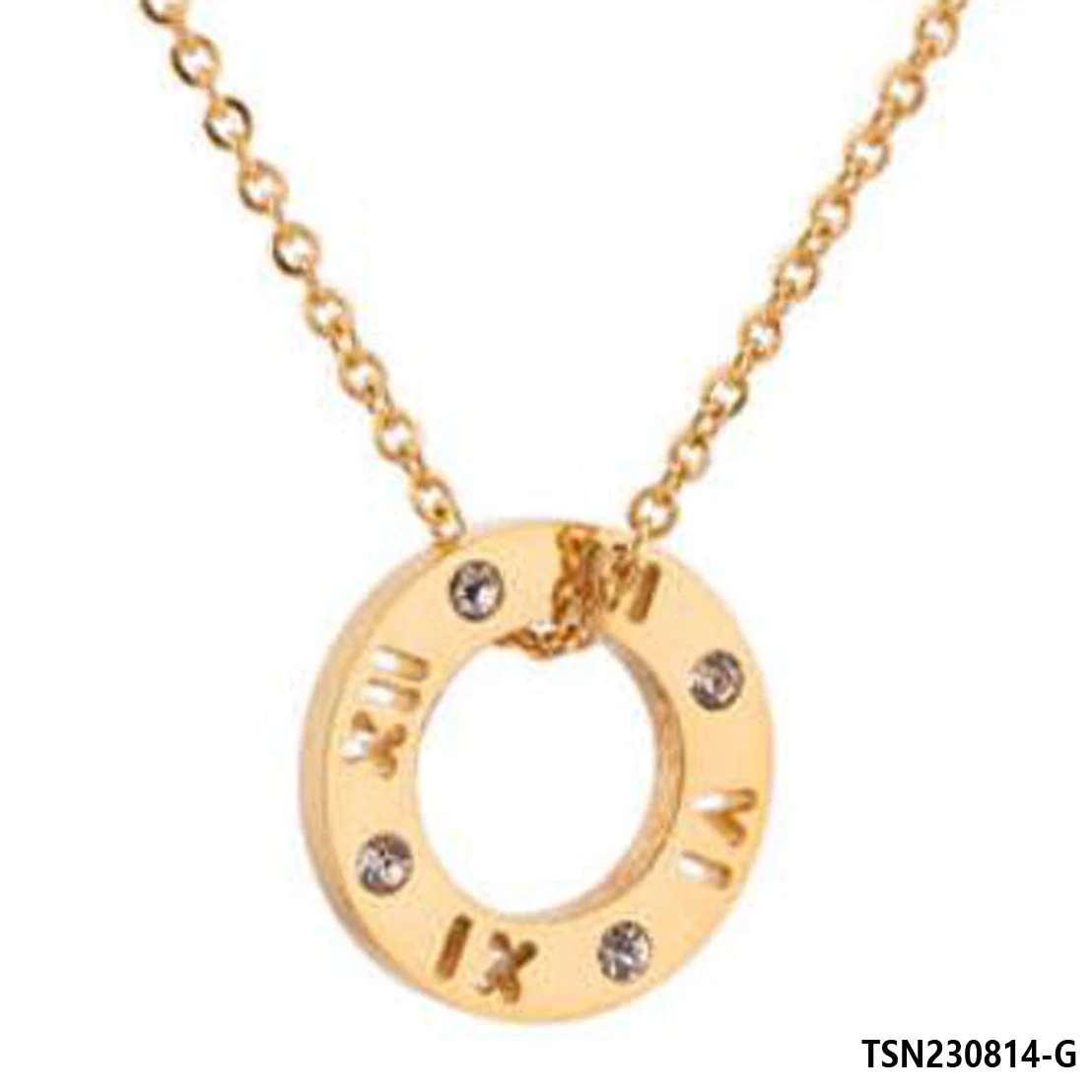 

Женское ожерелье с подвеской, Элегантная модная женская бижутерия, подарки для девушек, золотая цепочка TSN230814