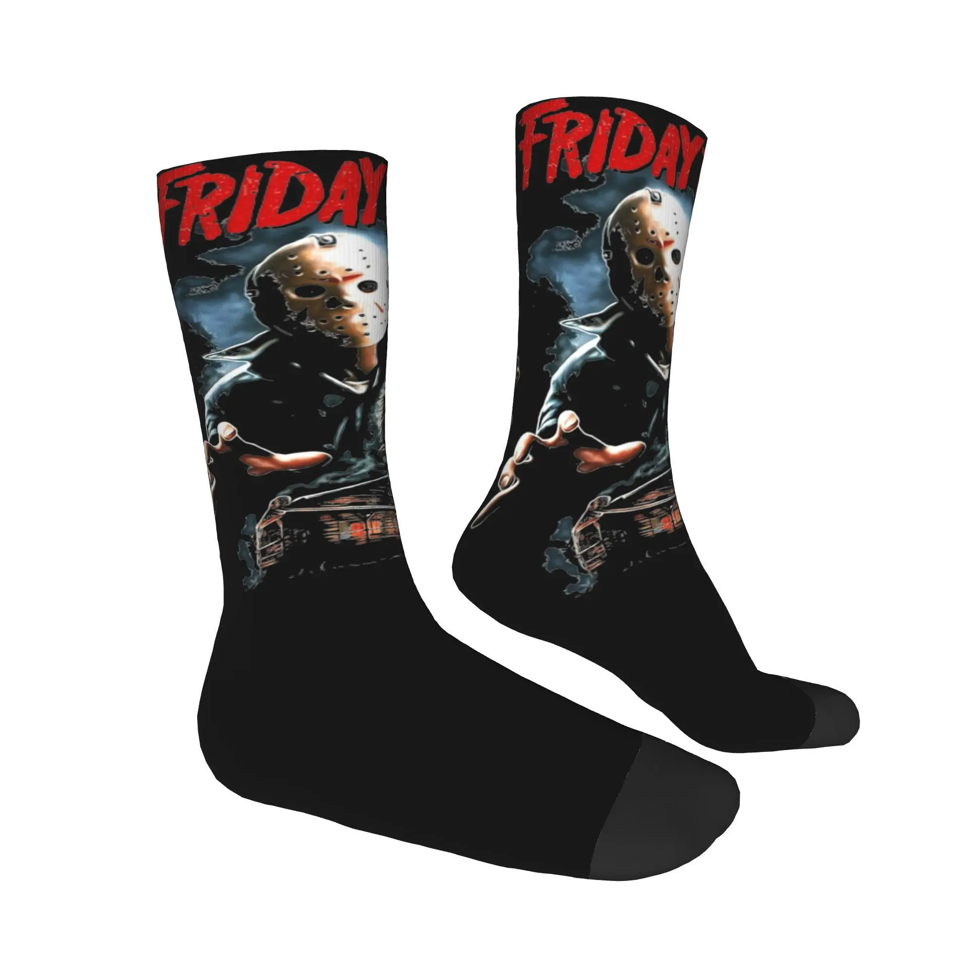 Пятничная 13-я Хэллоуин фильм 2024 Реальные мужские женские спортивные носки джесон