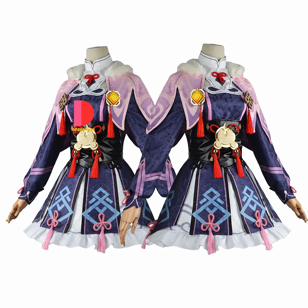 Костюм для косплея люэ Гео Genshin Impact Yun Jin полный комплект жаккардовая ткань шляпа