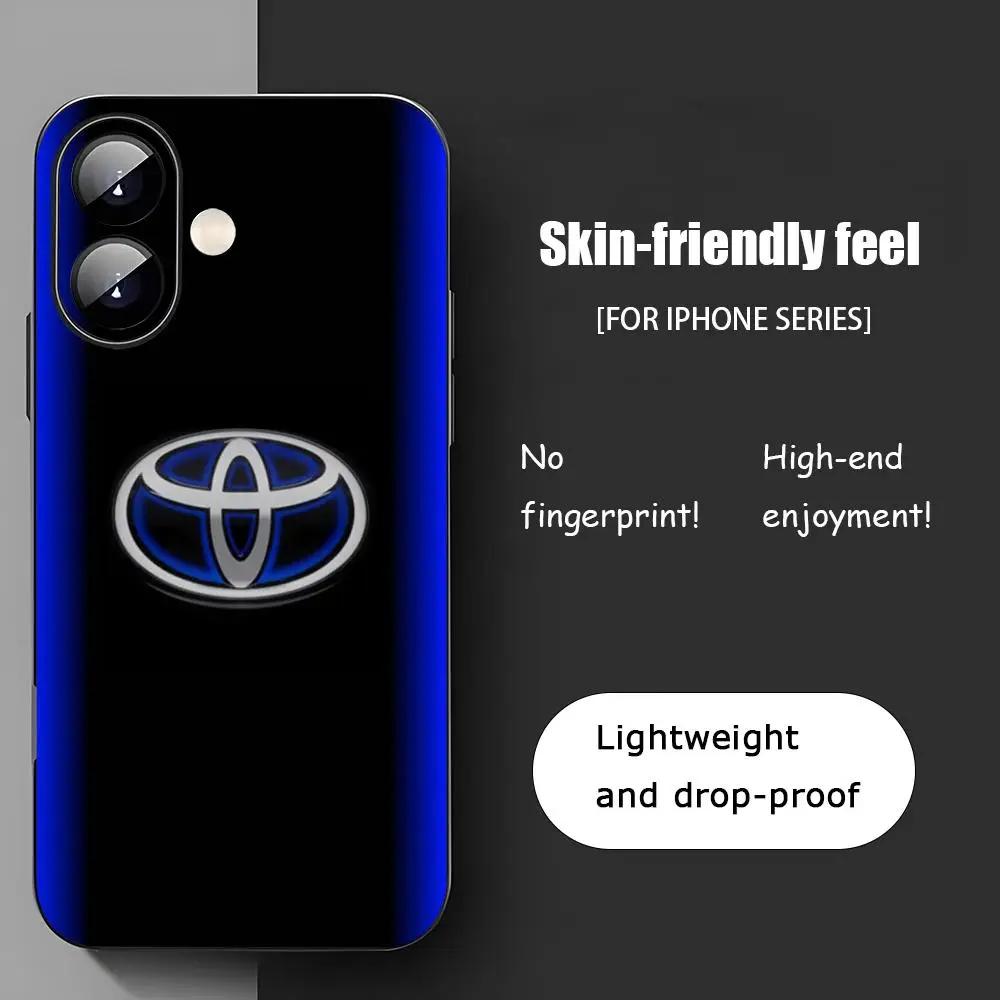 Спортивный чехол для телефона Cool Car T-To-yot-AES iPhone 16 15 14 13 12 11 X XR XS 8 Plus Mini Pro Max мягкий