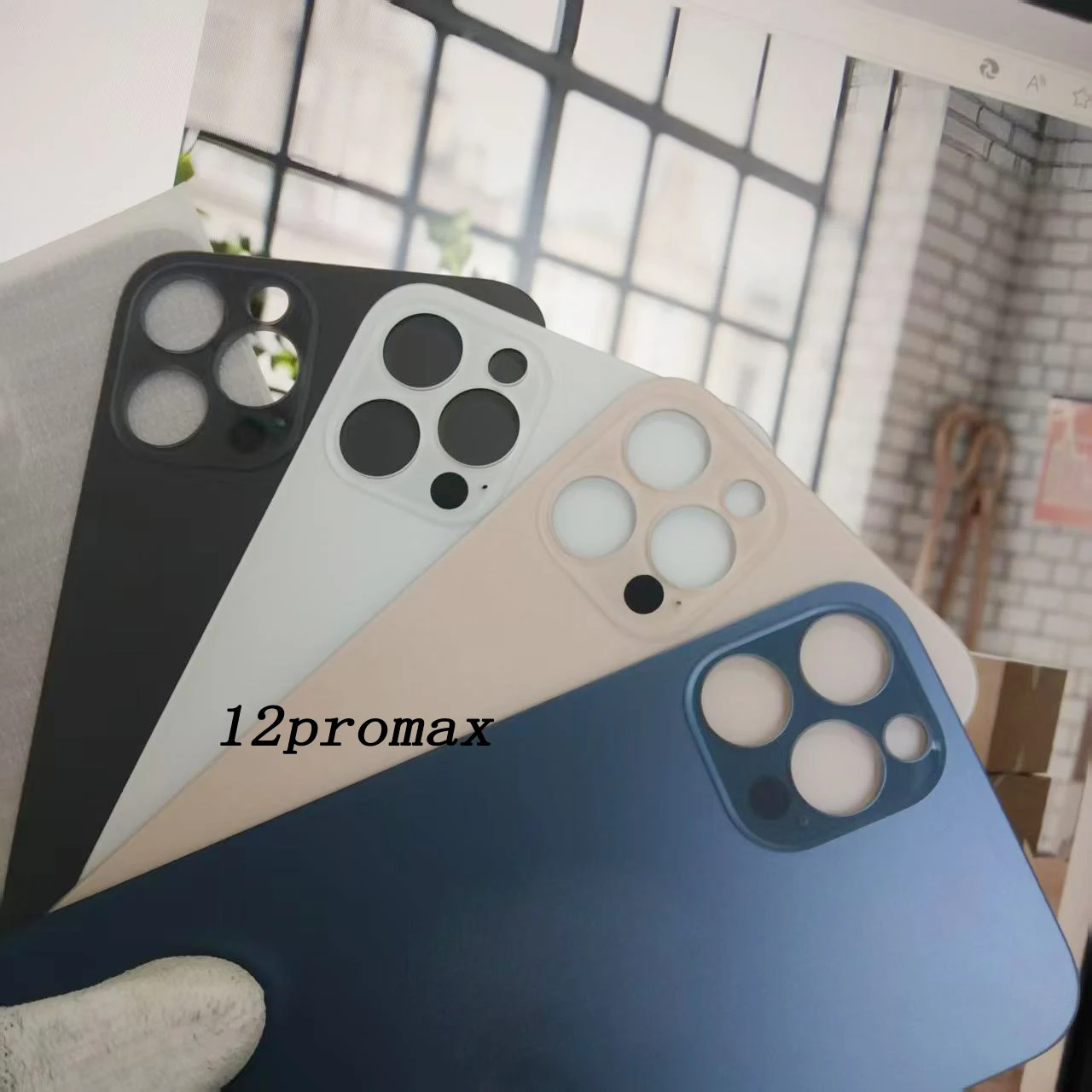 3 шт. большое заднее стекло с отверстием для камеры iPhone 8Plus X XM SE12 13Mini 14 15 16 pro max