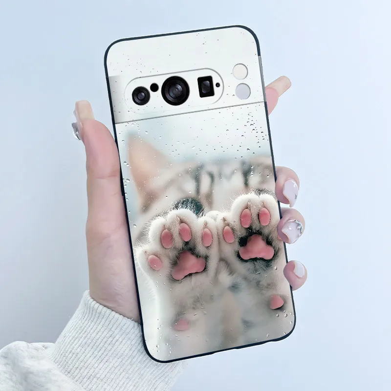 Чехол для Google Pixel 8 Pro 8A Pixel8 Pixel8A 8Pro, роскошный, милый, стильный, для мальчиков и девочек, черный, матовый, тонкий, мягкий, силиконовый, задняя крышка (art.: 3920d98e96bbb) - 3920d98e96bbb