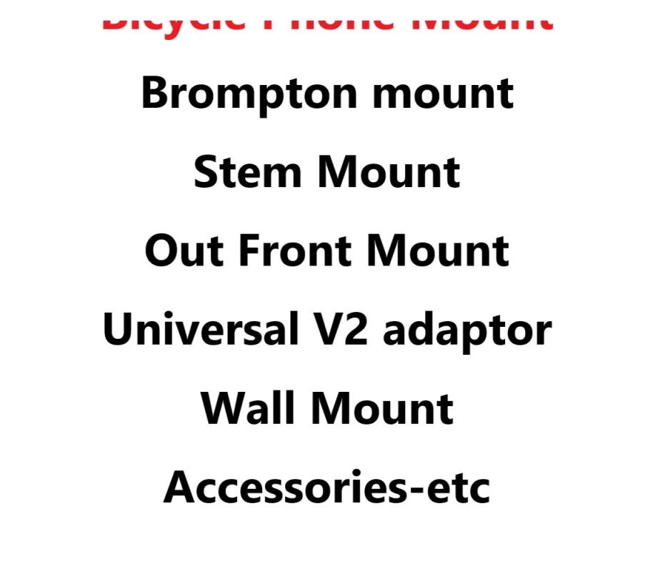 Держатель для крепления телефона Brompton на вынос велосипеда переднее крепление