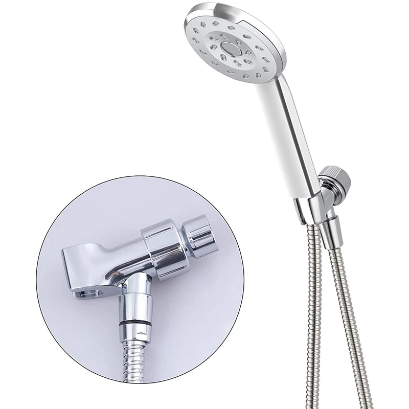 BEAU-59-дюймовый душевой шланг из нержавеющей стали с регулируемым держателем