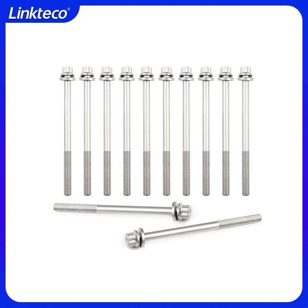 Деталь двигателя 12 шт. болты с головкой шайбами подходят для 2 0 4 5 L H4 EJ205 EJ25D EJ255 96-20