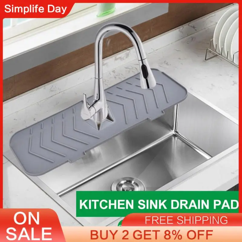 

Faucet Silicone Pad Not Easy To Wear Household For Kitchen Bathroom Faucet Water Guide Pads Soft Rubber Pad Drainage Pad