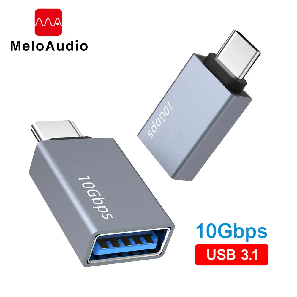

MeloAudio Universal адаптер типа OTG C к USB3.1 разъем с индикатором кабель для передачи данных для мобильного телефона конвертер «Папа-мама»