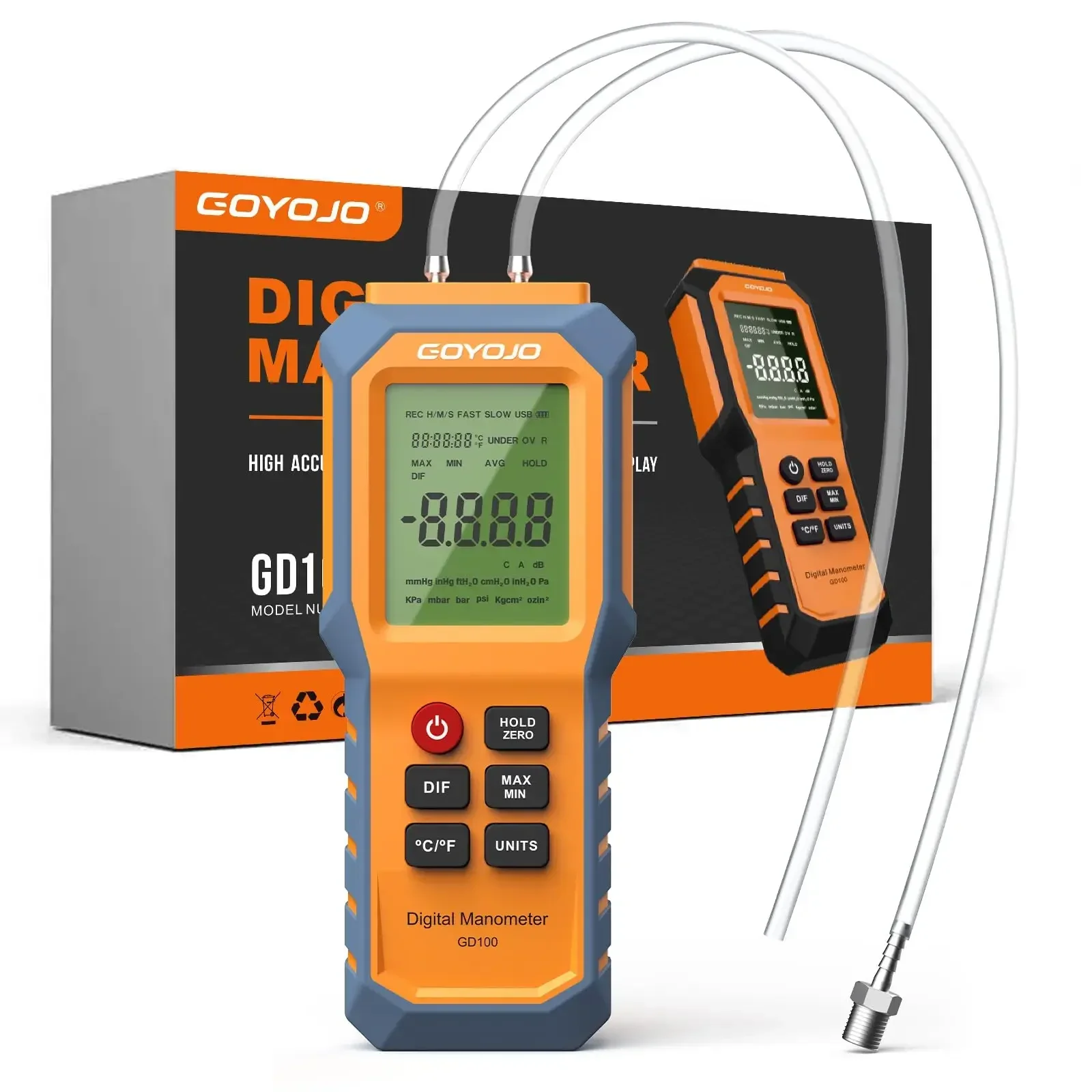 

Цифровой манометр GOYOJO GD100