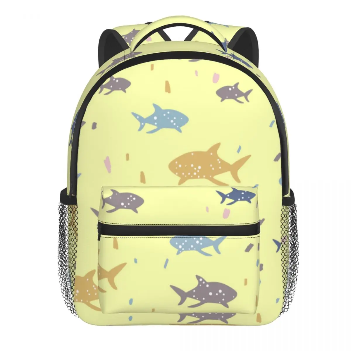 Cute Fishes Kids Backpack Toddler School Bag Kindergarten Mochila for Boys Girls 2-5 Years