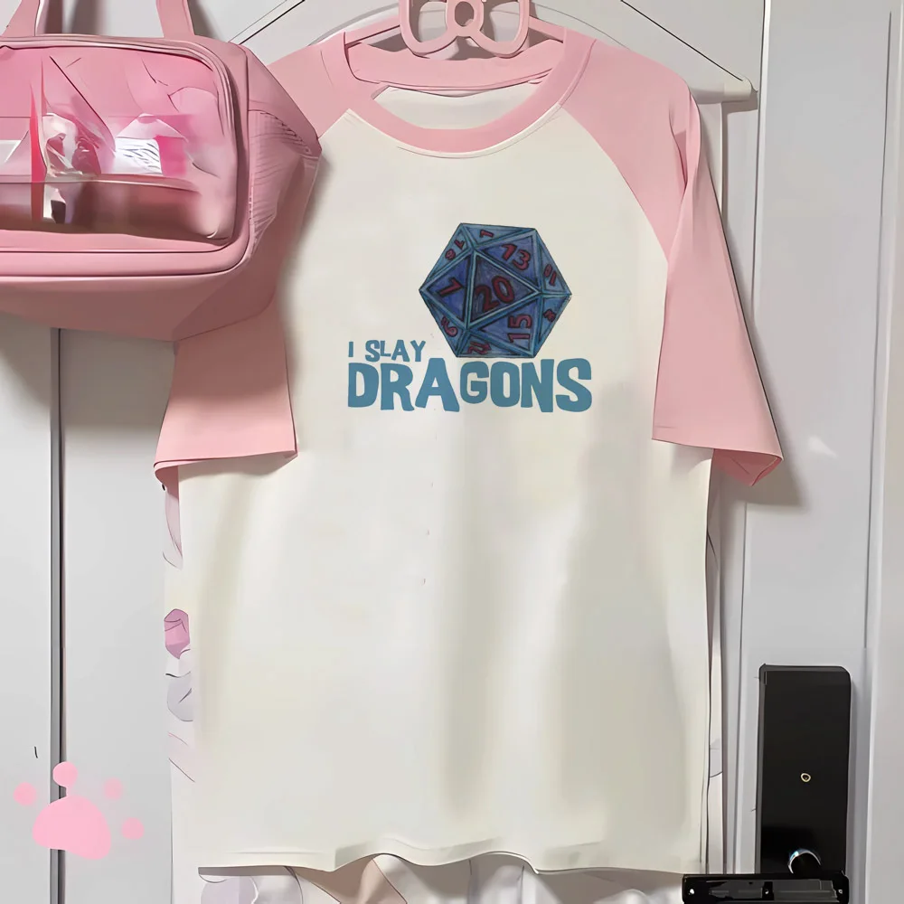 Футболка Dnd женская футболка с графическим рисунком одежда Манга 2000s