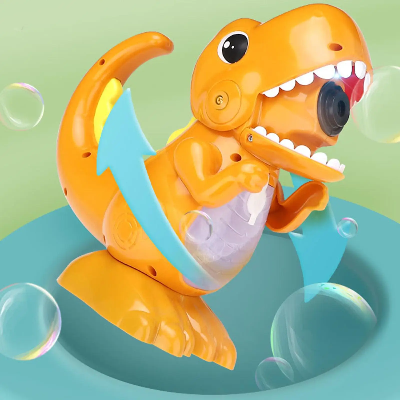 

Automatic Bubbles Maker Children Bath Toys for Girls Boys Gifts Orange