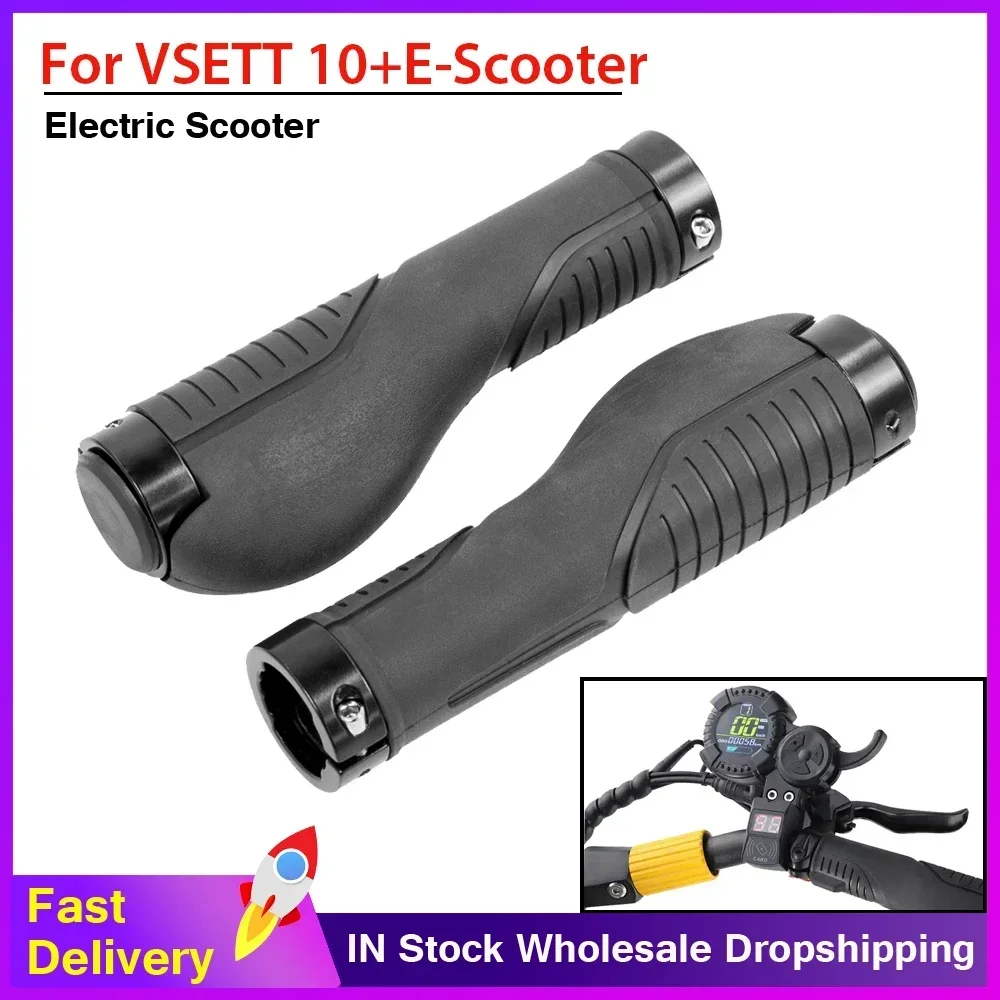 

E-Scooter Handlebar Grip Anti-Slip Rubber Glove for VSETT 10+ Electric Scooter Grip Handle Shock-absorption Parts Accessories