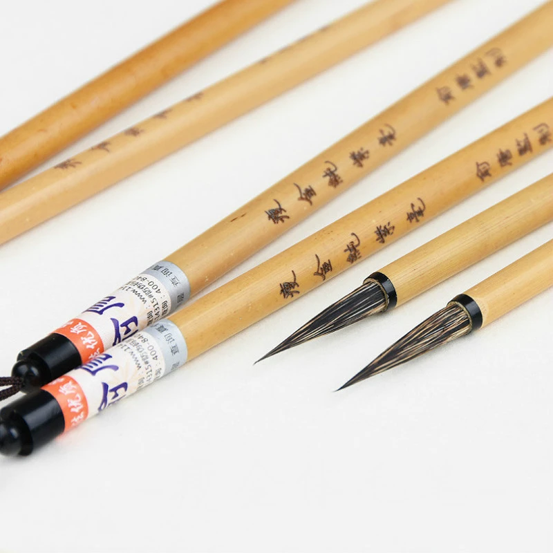 Rabbit Hair Brush Pen Caligrafia Tinta China Song Huizong Calligraphy Chinese Baimiao Meticulous Painting Fine Line