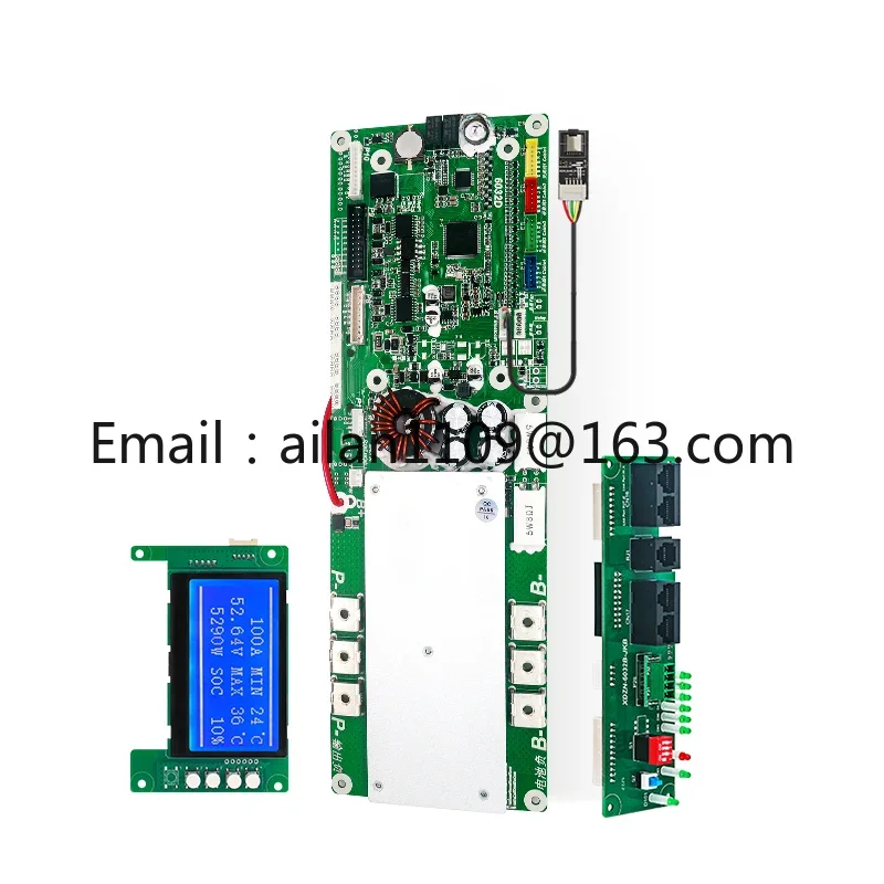Аккумуляторная батарея Smart BMS 8S 16S Lifepo4 100A 150A 200A совместима с инверторами